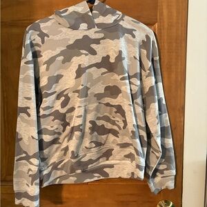 Old Navy Gray Camo Kids Hoodie